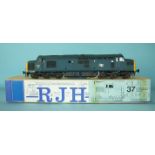 O gauge RJH kit model BR Class 37/0 diesel locomotive no.37142, (a/f), boxed.