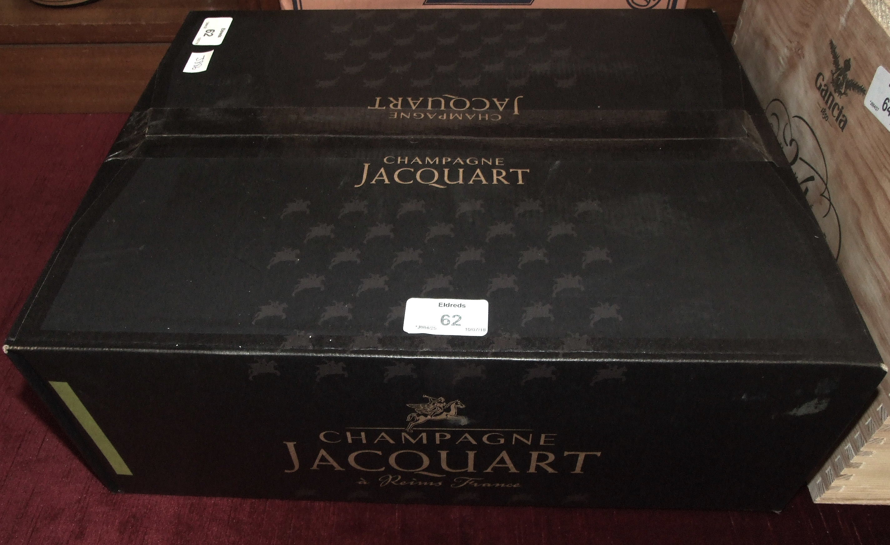 Jacquart Brut N.V. Magnum, 3 bottles.