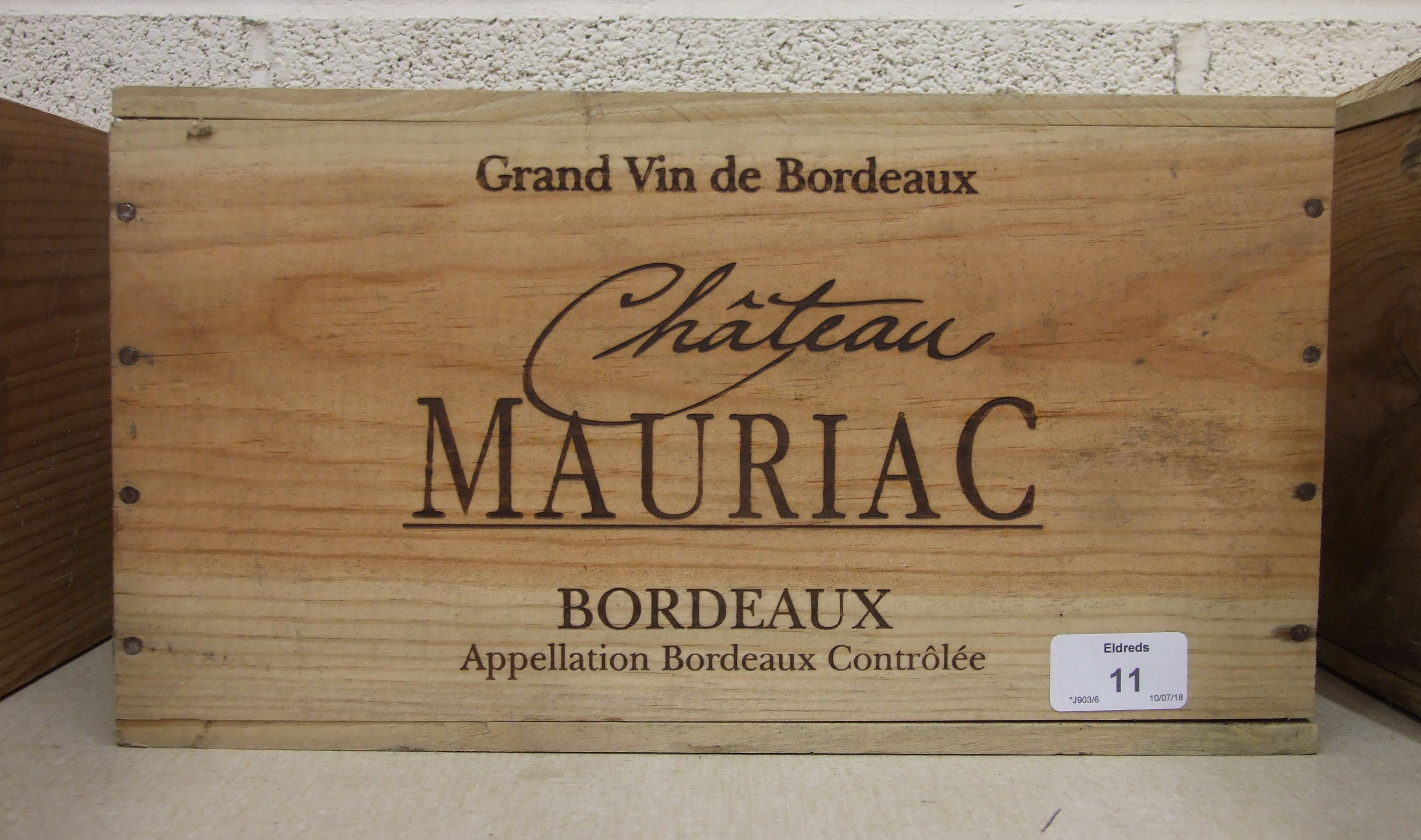 Mauriac Bordeaux OWC, 6 bottles.