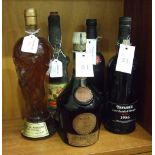 Taylor's LBV Port 1982, 2 bottles, Dom Benedictine 75cl 75 proof, 1 bottle, Sapins Liqueur in tree-