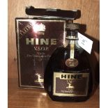 Hine VSOP Fine Champagne Cognac, 100cl, 40%, in carton, collar damaged.