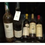 A quantity of desert wines: Miranda Golden Botrytis, 35cl, 1995 Australia, Chateau Bastor-Lamontagne