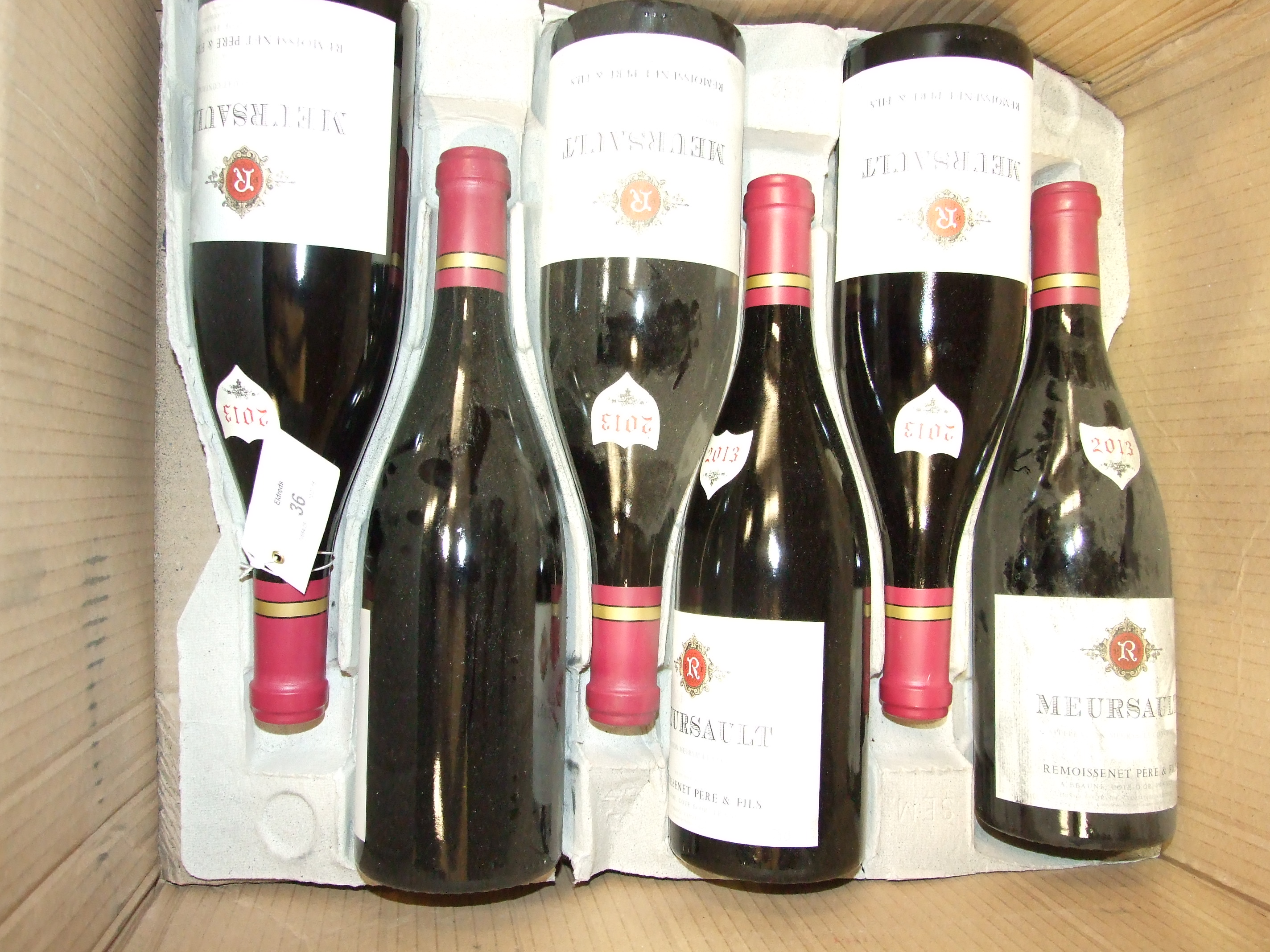 Meursault Rouge 2013, Remoissenet Pere et Fils, 6 bottles.
