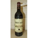 Garrafeira Fonseca 1992, 1 bottle, Castell del Remei 1999, 1 bottle and Arzuaga Rioja 2004, 1