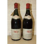 Chambertin 1957, 2 bottles, Grand Cru.