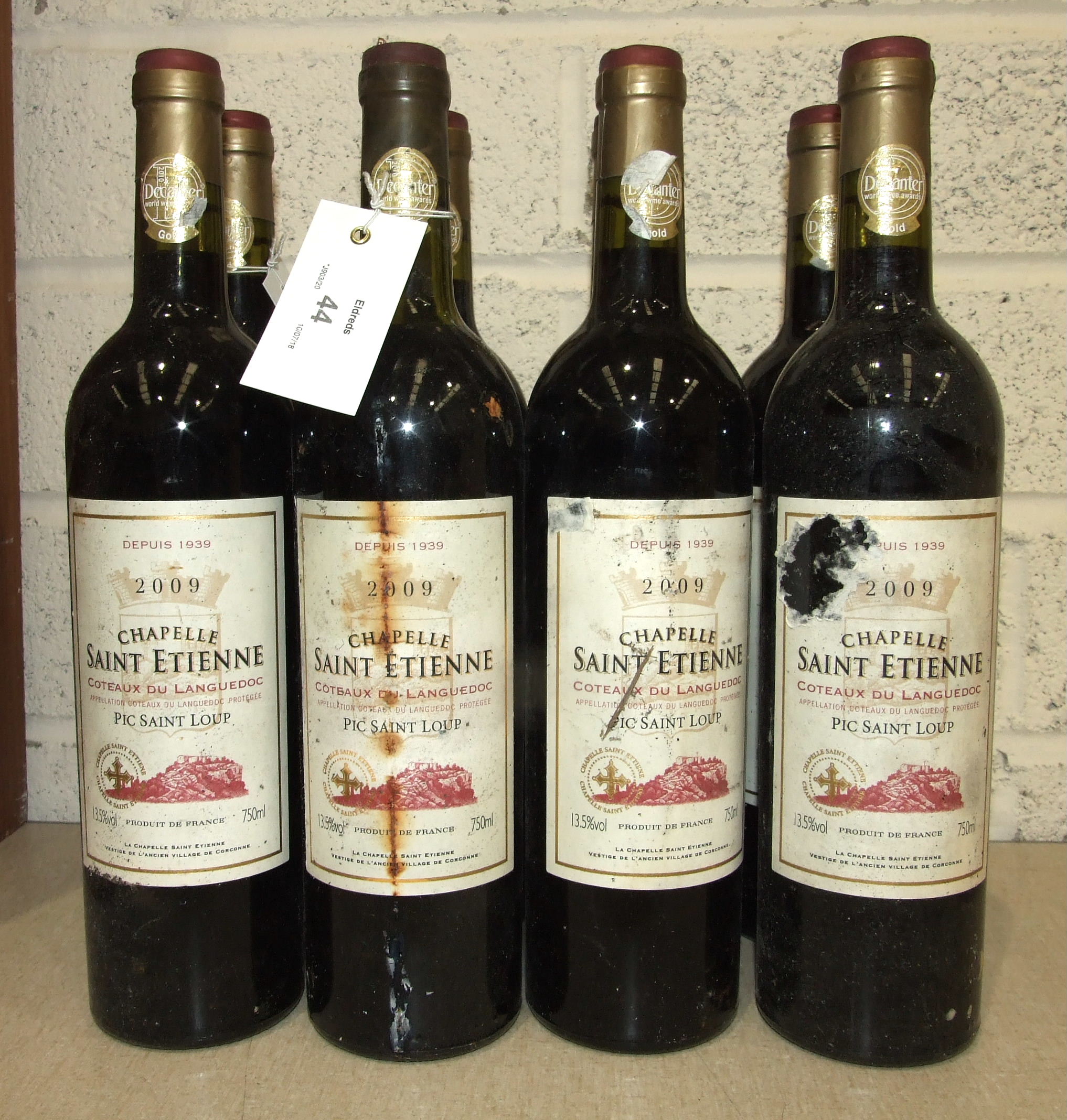 Chateau Chapelle Saint-Etienne 2009, 8 bottles, Pic St Loup.