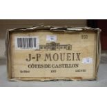 Moueix Cotes de Castillon 2005, 12 bottles.