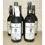 Warres 1985 Vintage Port, 5 bottles.