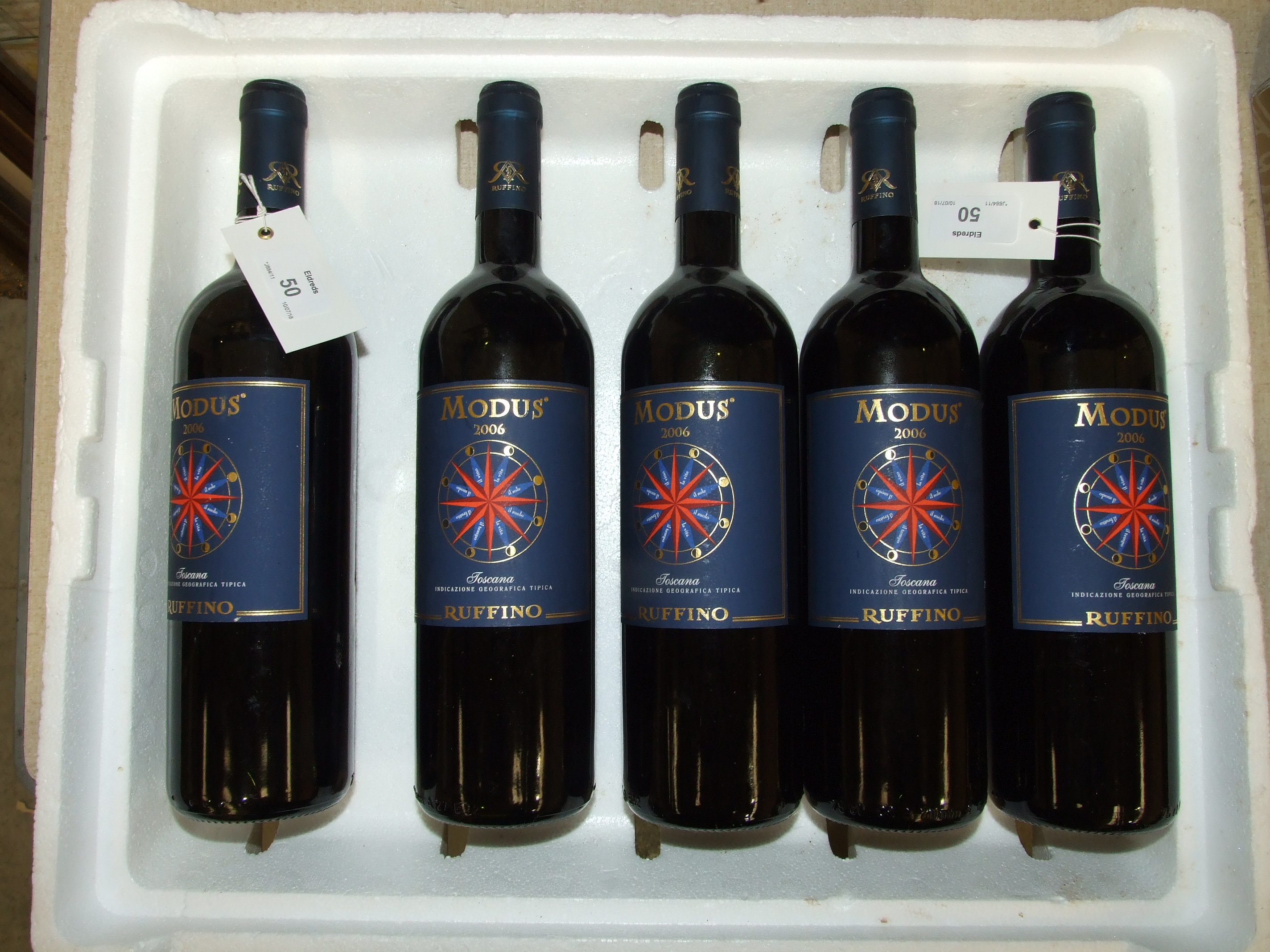 Modus 2006, Tuscany, 5 bottles.