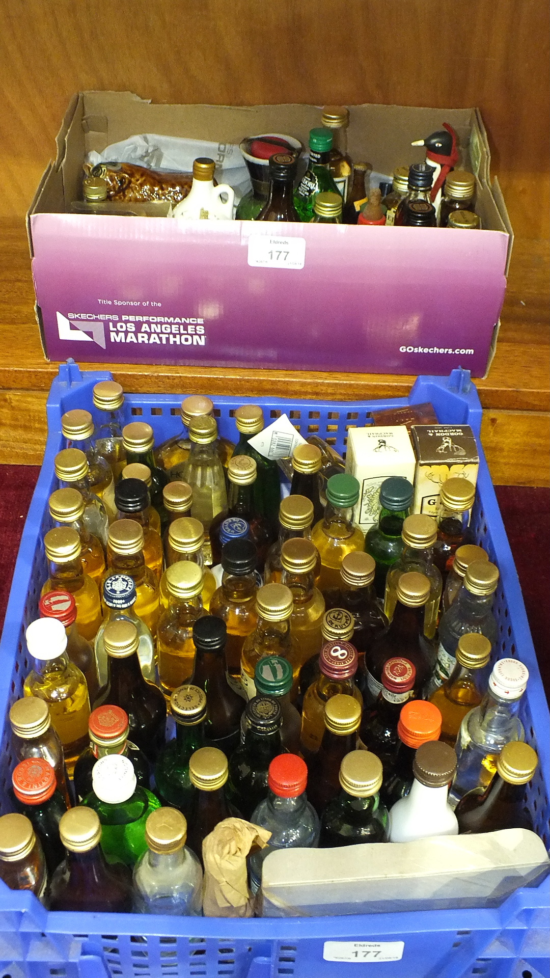 A collection of miniatures: mainly whiskies and spirits, approximately 70.