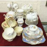 Twenty-nine pieces of Paragon 'Country Lane' tea ware and other tea ware part sets.