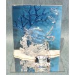 A Swarovski Collectors Society 'Wonders of the Sea - Eternity' colour crystal sculpture, with