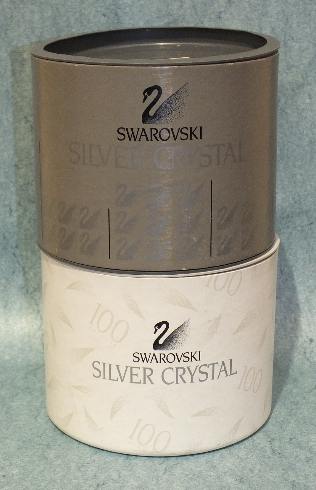 A Swarovski Centenary crystal swan on plinth and a Swarovski rearing stallion, both boxed, (2). - Image 2 of 2