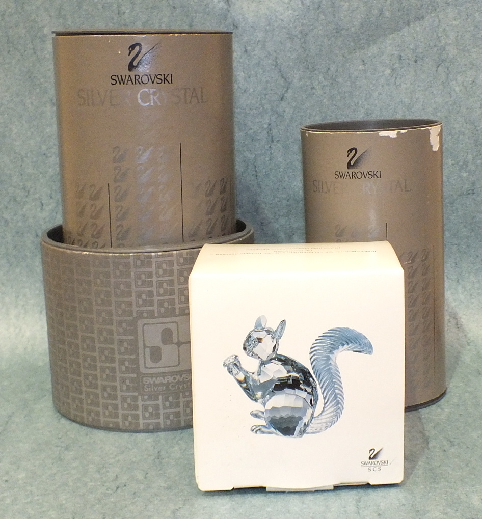 A Swarovski cased and boxed crystal '10th Anniversary Edition - The Squirrel' and three other - Image 2 of 2