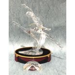 A Swarovski Collectors Society 'Magic of Dance Anna-2004' colour crystal figure, with stand and