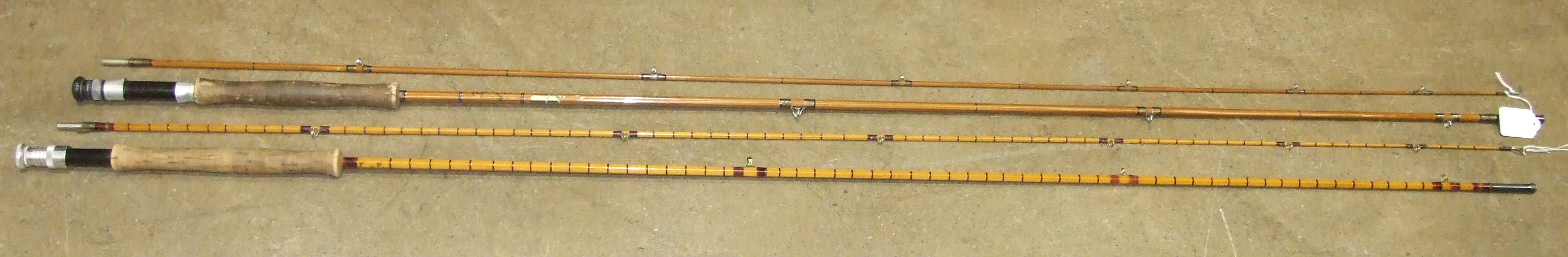 A Hardy's 10' two-piece split-cane trout fly rod "The Pope", with alloy reel fittings and integral - Image 2 of 2
