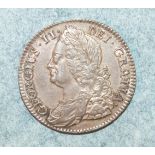 A George II 1745 half-crown.