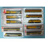 Lima, HO gauge, 149807, a three-car EMU set, boxed, an electric locomotive no.1314, in tray, (no