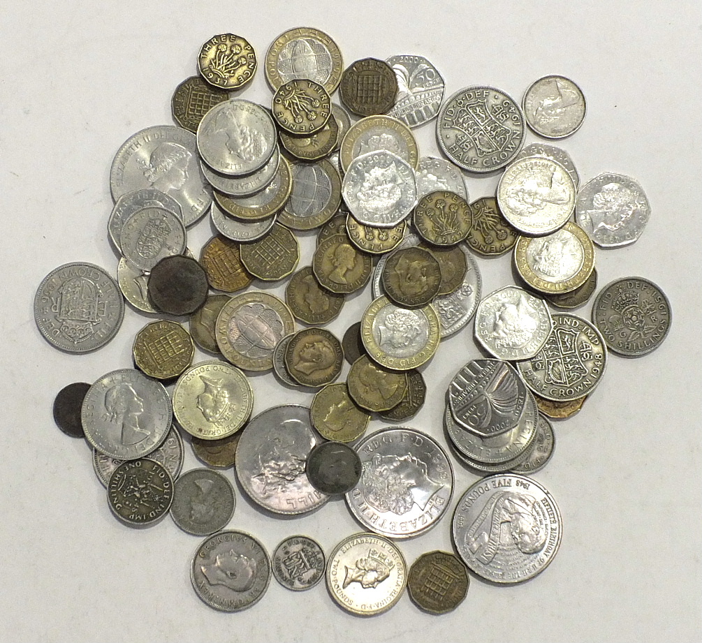 A collection of British and foreign coinage, including pre-1946 silver, etc. - Image 3 of 3