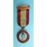 A silver gilt Founder's jewel for Caput Anguli Mark Lodge no.798.