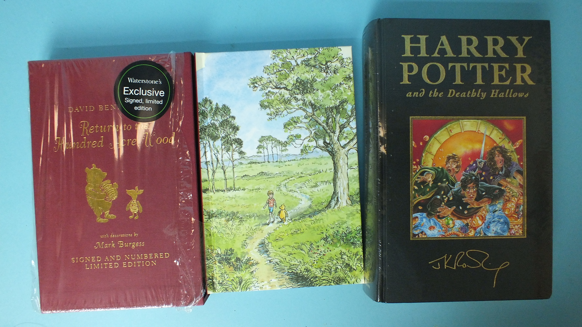 Rowling (J K), Harry Potter and the Deathly Hallows, 1st edn, in unopened plastic cover; pic cl