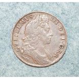 A William III 1698 half-crown.