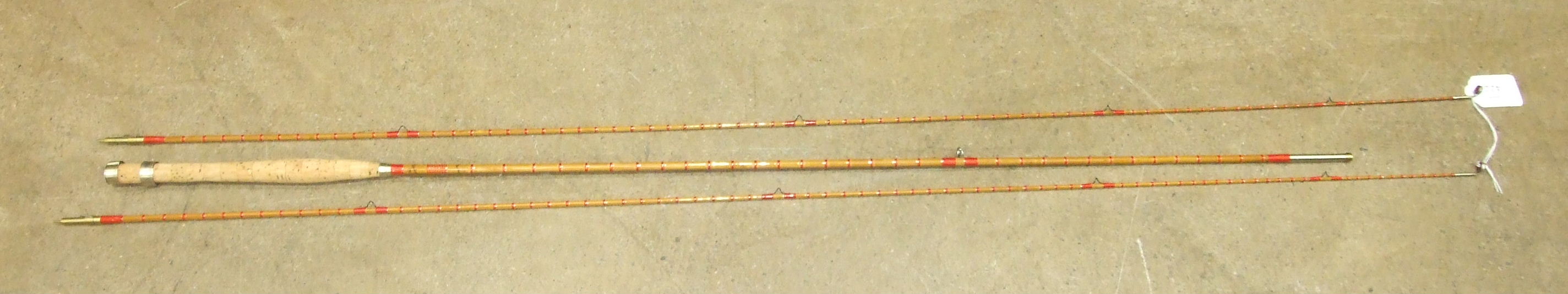 A Hardy's split-cane two-piece fly rod "The Featherweight Regal" no.246936, 7' 6", with spare tip, - Image 2 of 2