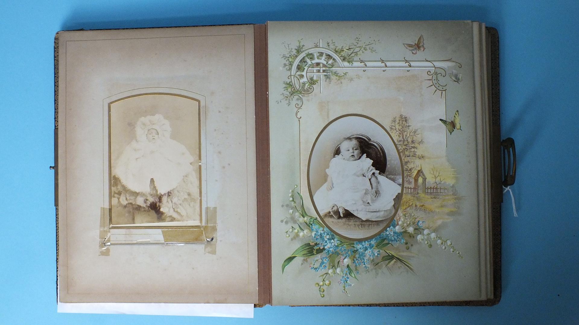 An album of Victorian cartes de visite and cabinet cards.