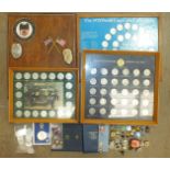 A collection of 30 various badges, including thirteen 1950's/60's Butlins badges, ARP and