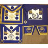 A quantity of Masonic regalia.