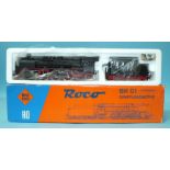 Roco, HO gauge 4119C DB BR01 4-6-2 locomotive and tender, boxed.