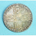 A George II 1758 sixpence.