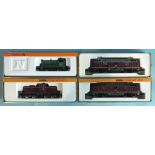 Arnold, N gauge, four diesel locomotives: 2023 (x2), 0201 and 2056, all boxed, (4).