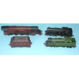 Hornby Dublo, EDL2 early post-war LMS 4-6-2 locomotive and tender "Duchess of Atholl" and 2 others.