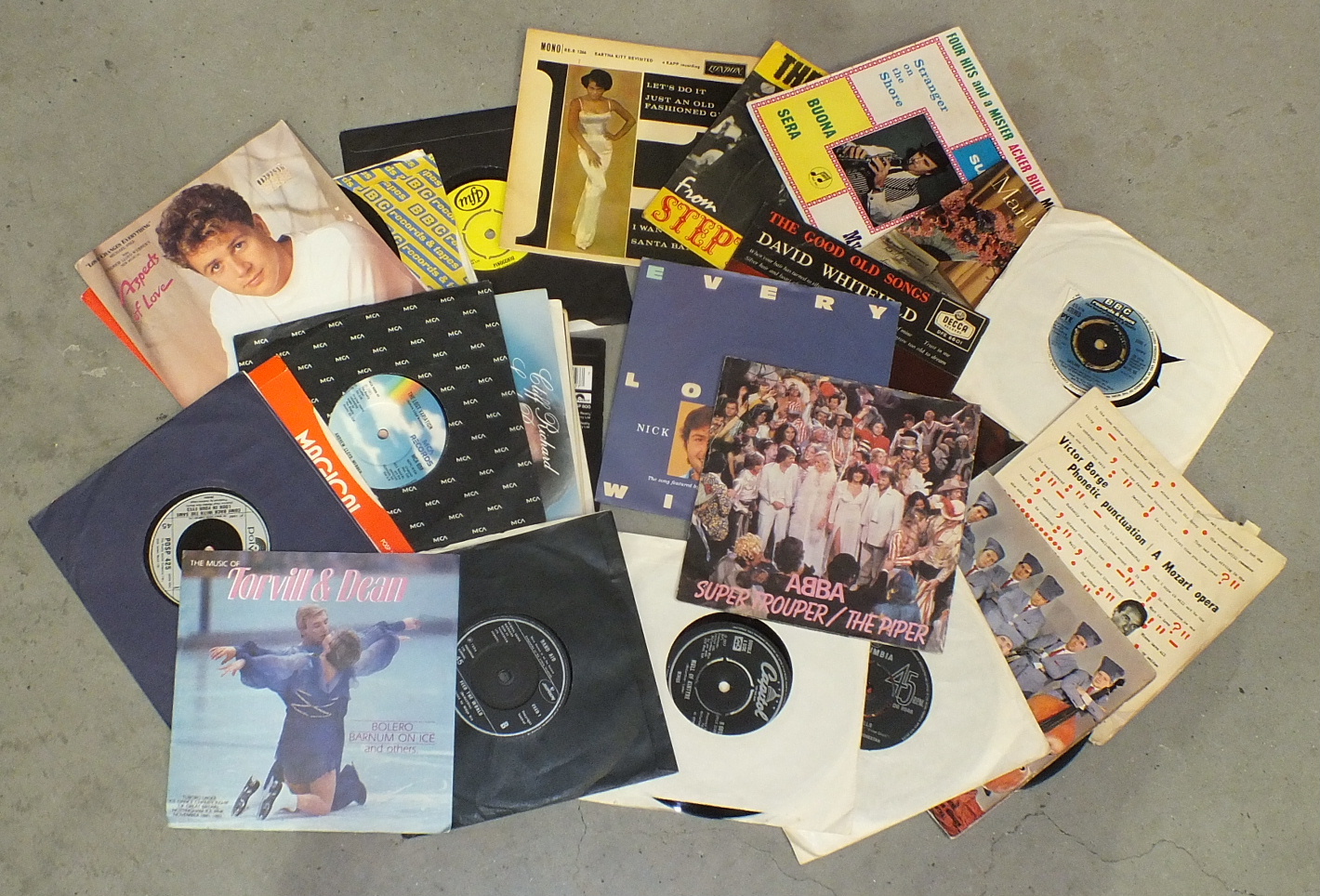 A small collection of LP and 45RPM records. - Image 3 of 3