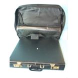 A Grand Officer soft regalia case and a Provincial Grand Officer artificial leather hard case, (2).