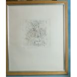 •After R O Lenkiewicz (1941-2002), 'Self-portrait with tree', an Artist's Proof etching, signed