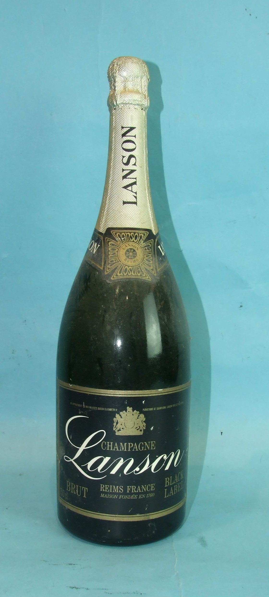 Lanson Black Label Brut Champagne, one magnum.