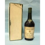 Croizet Grande Reserve Vintage 1928 Cognac, wax capsule damaged, neck seal date intact, level high