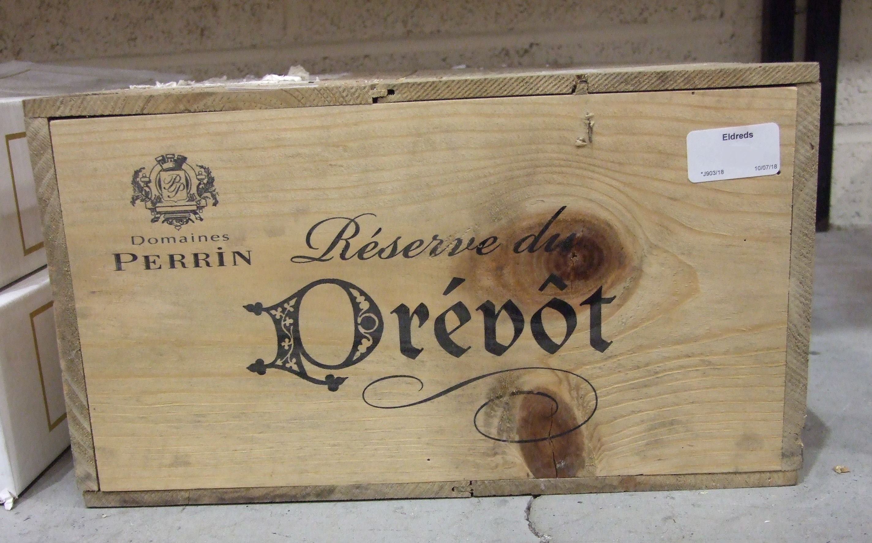 Perrin Reserve de Prebot 2000, 12 bottles, Special Cuvée, OWC.