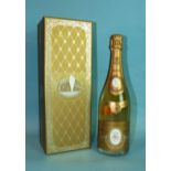 Louis Roederer Cristal Champagne 1995, 750ml, 12%, in cardboard box.