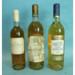 Chateau De Rayne Vigneau 1er Grand Cru Sauternes 1985, one bottle and two others, (3).