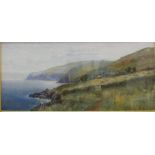 Arthur Wilkinson (1860-1930) AT COOMBE MARTIN, DEVONSHIRE Signed watercolour, dated 1895, 29 x