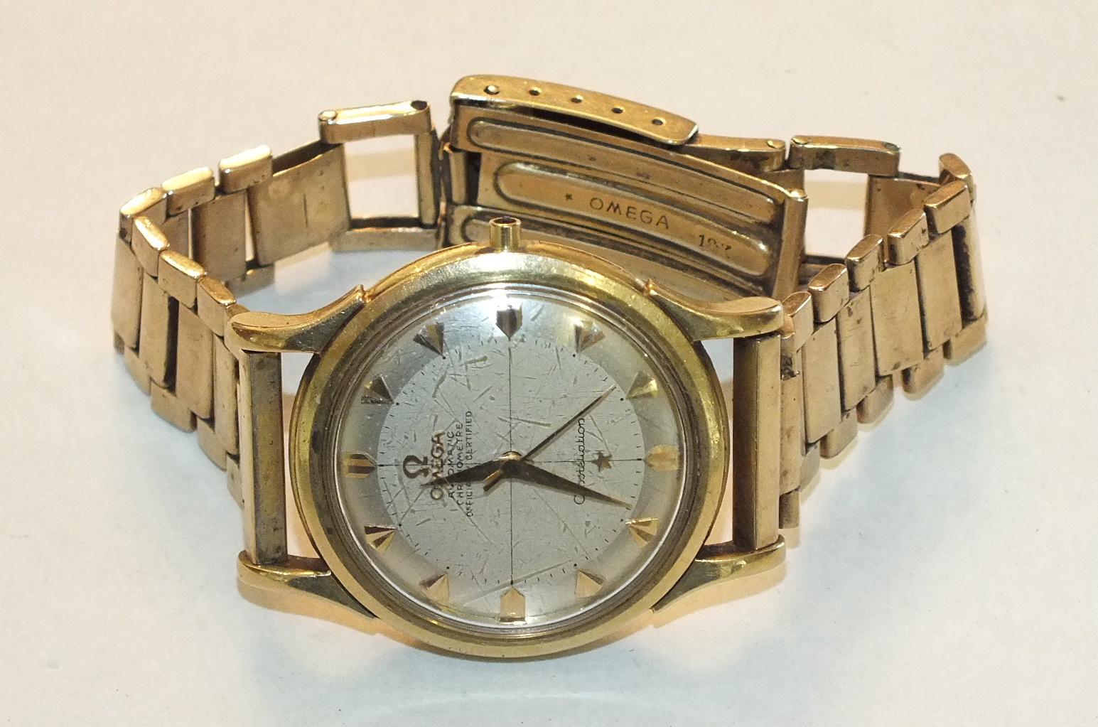 Omega, Automatic "Chronometre" Officially Certified Constellation 18ct gold gentleman's wrist - Image 3 of 3