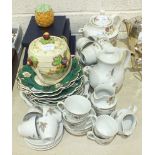 Twenty-two pieces of Royal Doulton "Kingswood" decorated tea ware, fifteen pieces of Royal