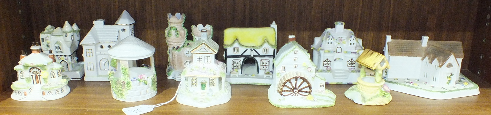 A collection of eighteen Coalport bone china cottage models and four others, (22). - Image 2 of 2