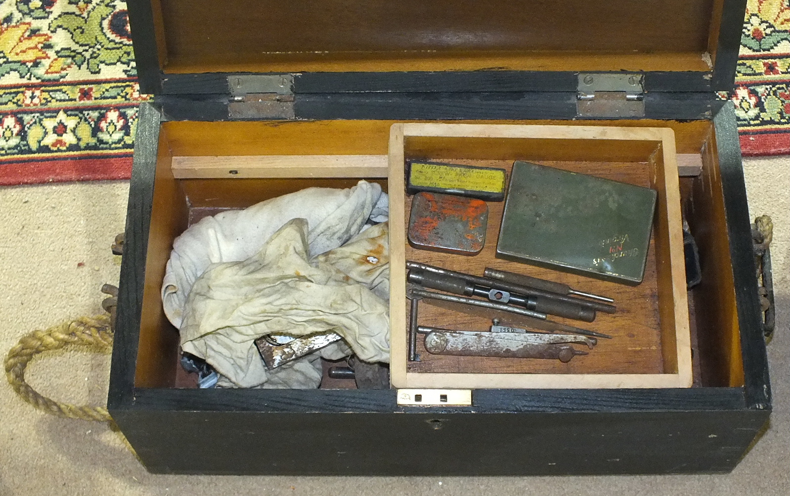 A collection of loose and boxed plated cutlery, a rosewood box (a/f) and a small quantity of hand - Image 2 of 2