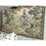 A modern Aubusson pictorial wall hanging, 135 x 186cm.