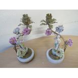 PAIR VICTORIAN CHERUB LIGHTS