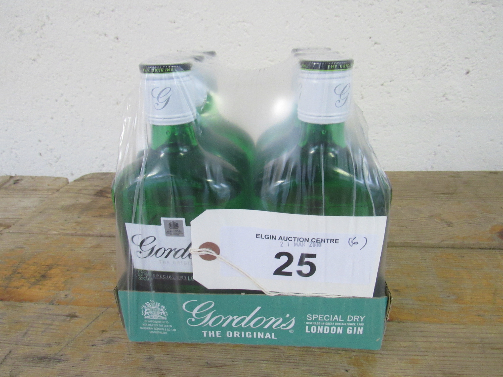 6 X 350ML BOTTLES GORDON GIN - Bild 2 aus 4